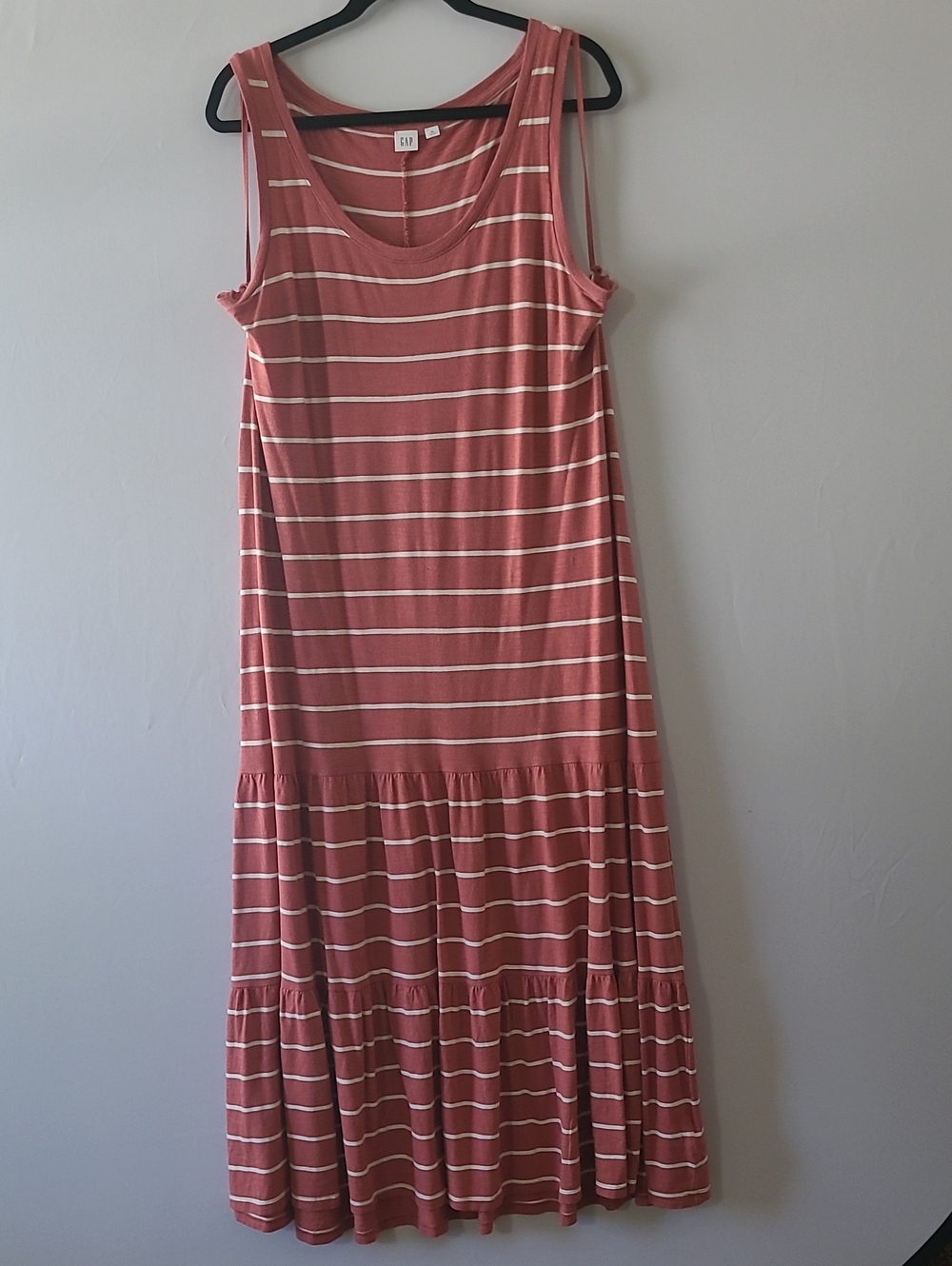 GAP Sleeveless Striped Maxi Dress